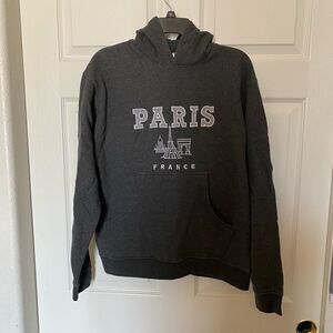 LYDA Men’s Charcoal Gray Pullover Hoodie Size L